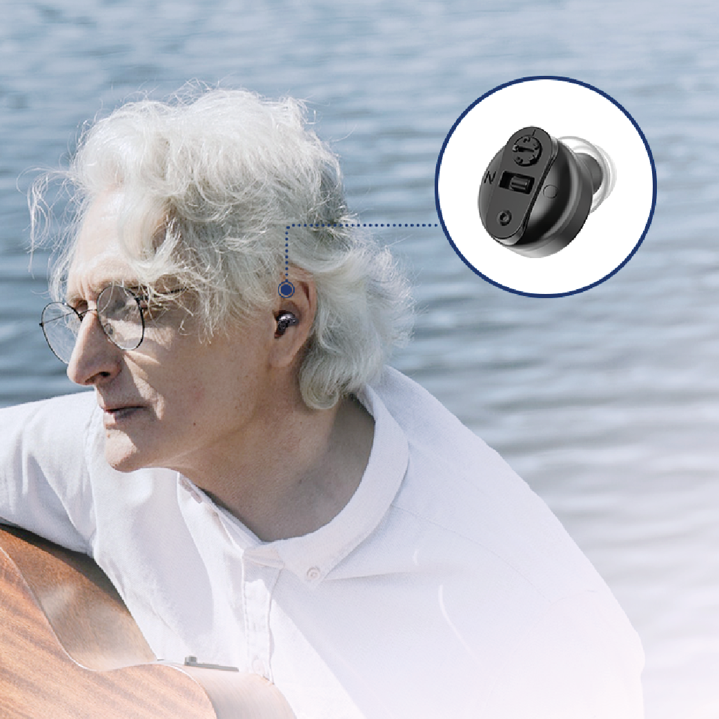 Rechargeable Hearing Amplifiers | Hearing Aids with Wireless Charging Case